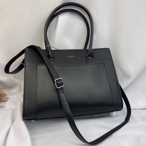 David jones paris black hand crossbody tote bag black women.
